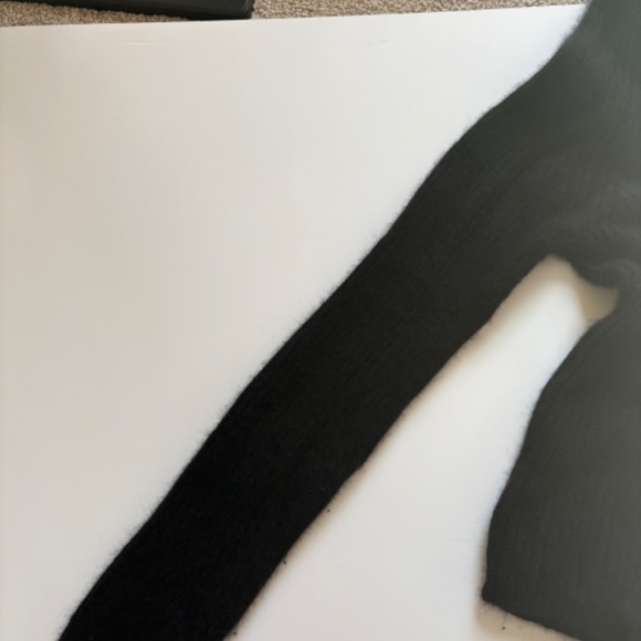 Jenni Kayne Cashmere Fisherman Sweater in Black S EEUC - Picture 6 of 8